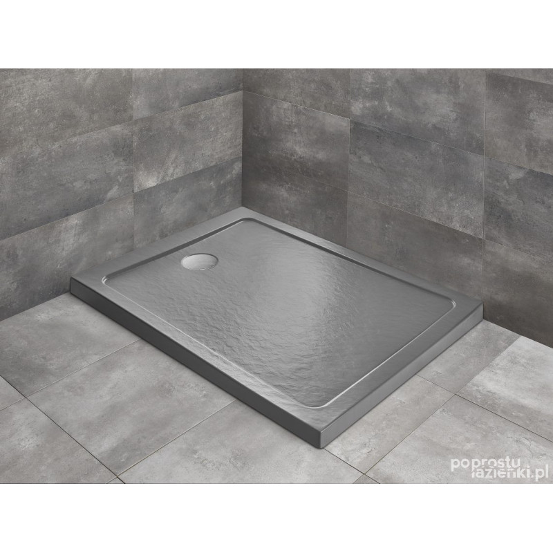 Brodzik prostokątny 100x80 Doros F Stone antracytowy Radaway (SDRF1080-01-64S)