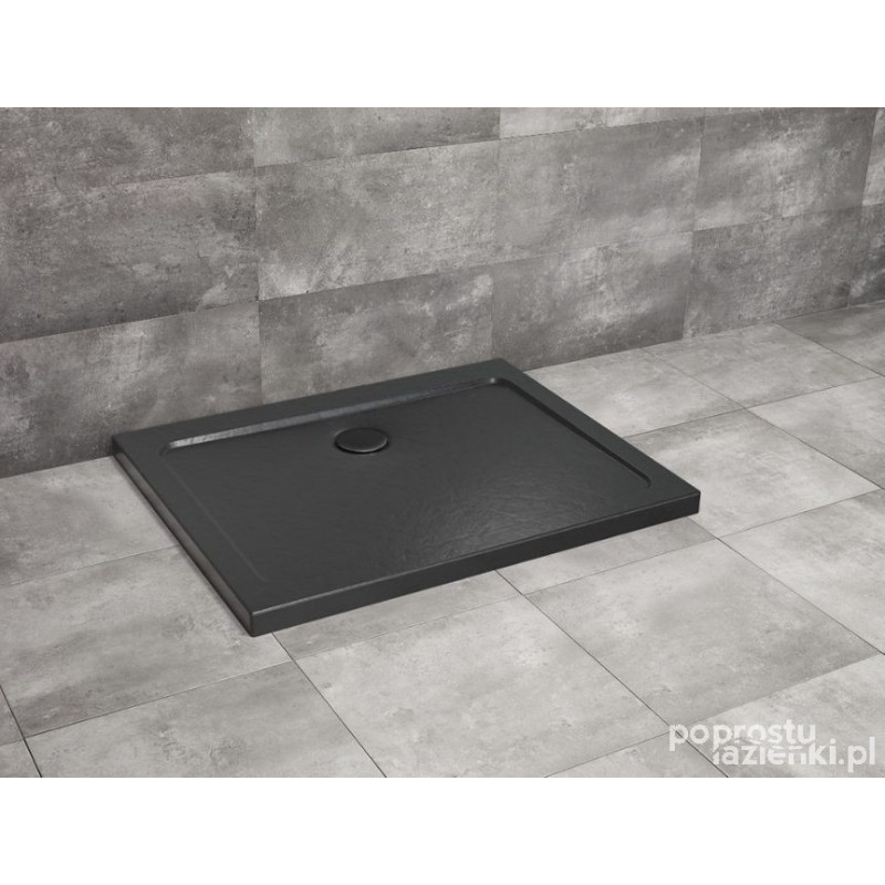 Brodzik prostokątny 100x90 Doros D Stone Black Radaway (SDRD1090-01-54S)
