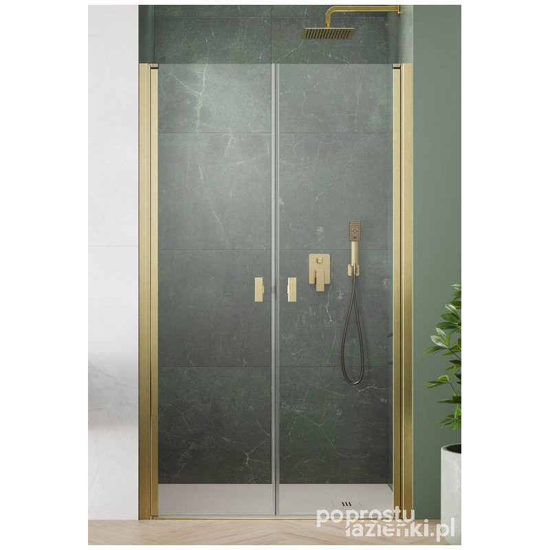 Drzwi prysznicowe 110 Nes Brushed Gold DWD I Radaway (10027110-99-01)
