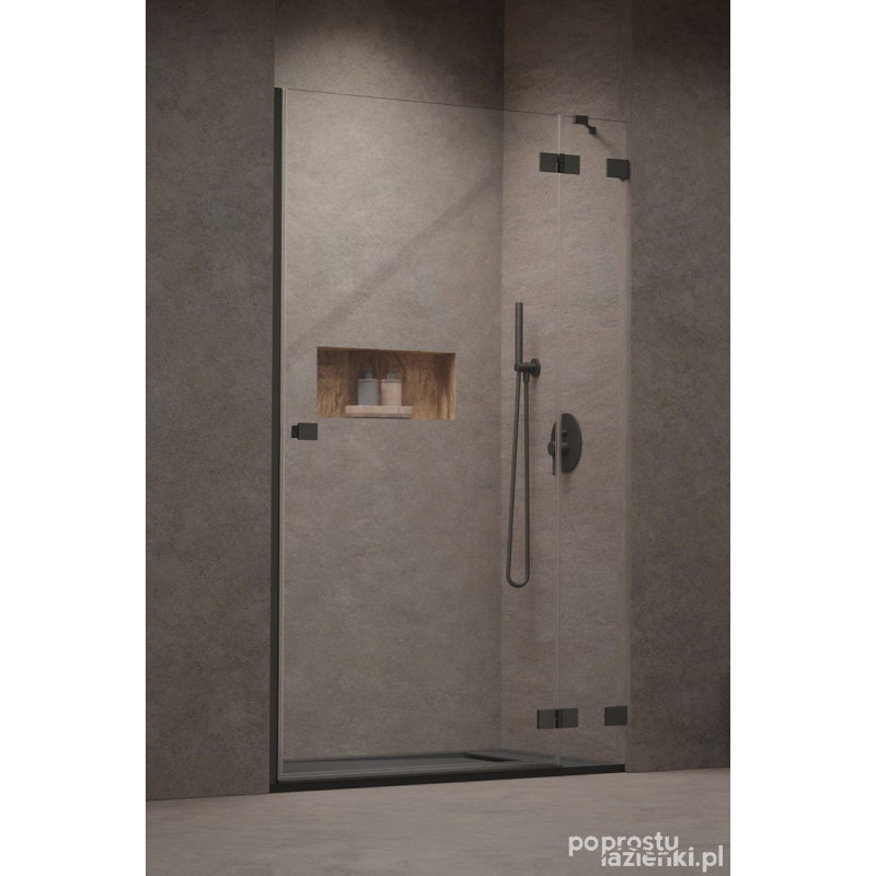 Drzwi prysznicowe 110 Prawe Essenza Pro Brushed GunMetal DWJ Radaway (10099110-92-01R)