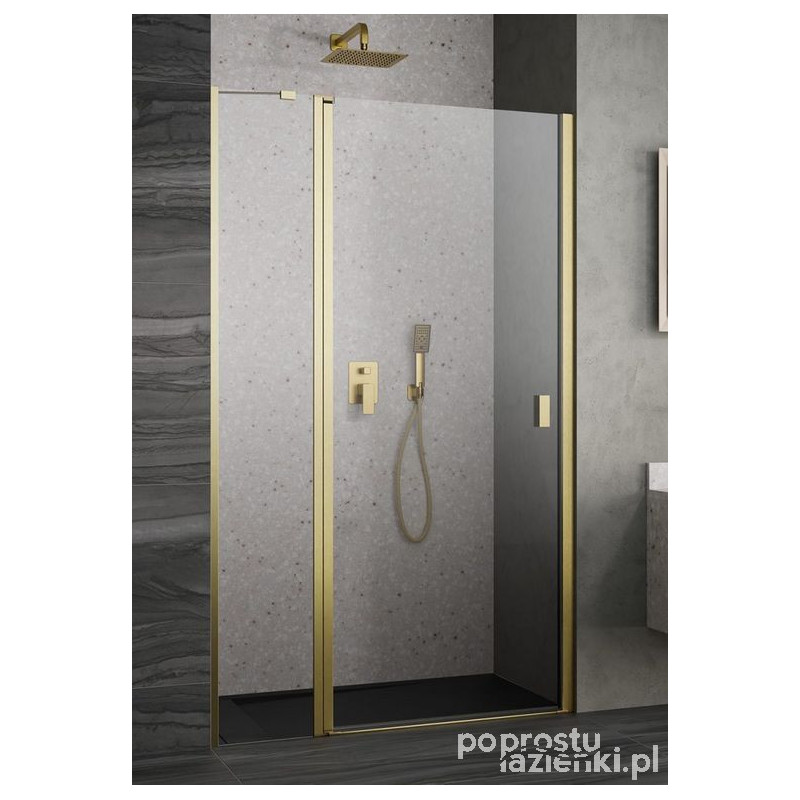 Drzwi prysznicowe 120 Nes Brushed Gold DWJ II Radaway (10036120-99-01L)
