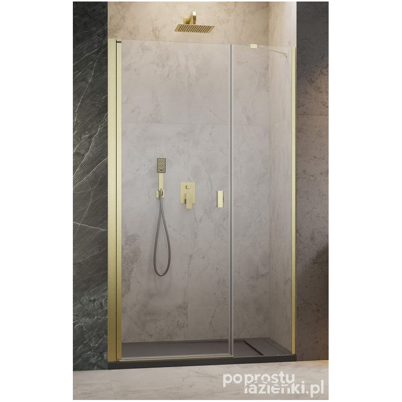 Drzwi prysznicowe 120 Nes Brushed Gold DWS Radaway (10028120-99-01L)