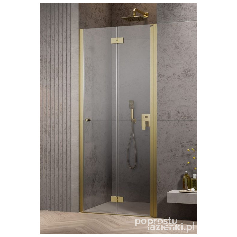 Drzwi prysznicowe 90 Nes Brushed Gold DWB Radaway (10029090-99-01R)