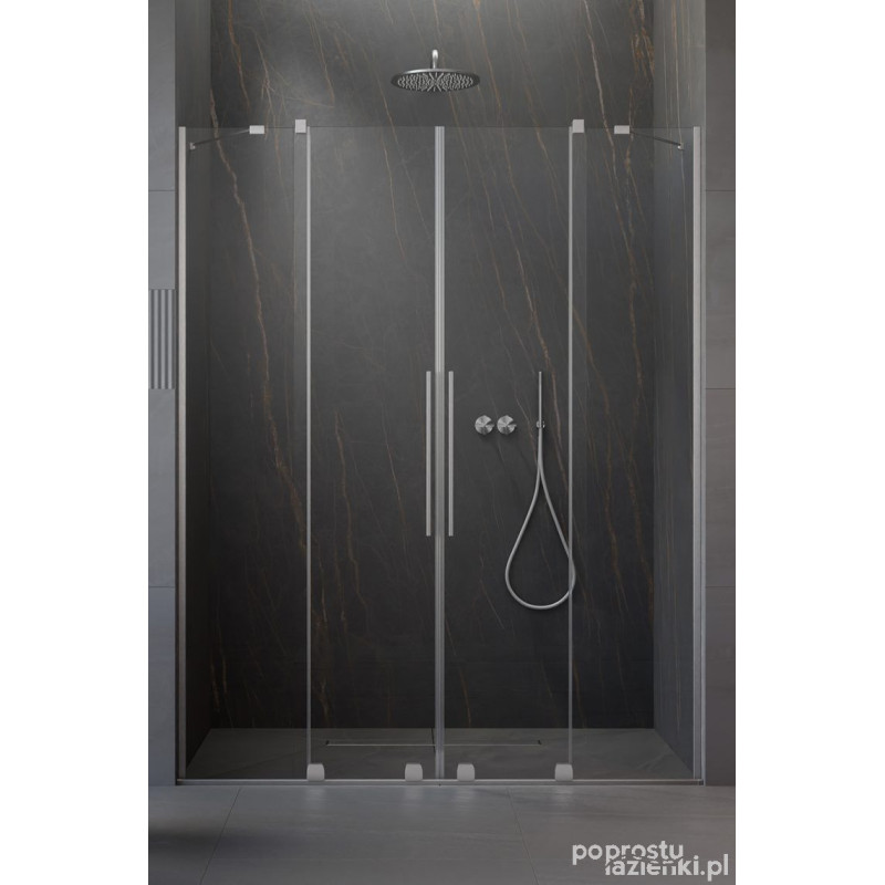Drzwi wnękowe 150 Furo DWD Brushed Nickel Radaway (10108413-91-01 + 10111367-01-01)