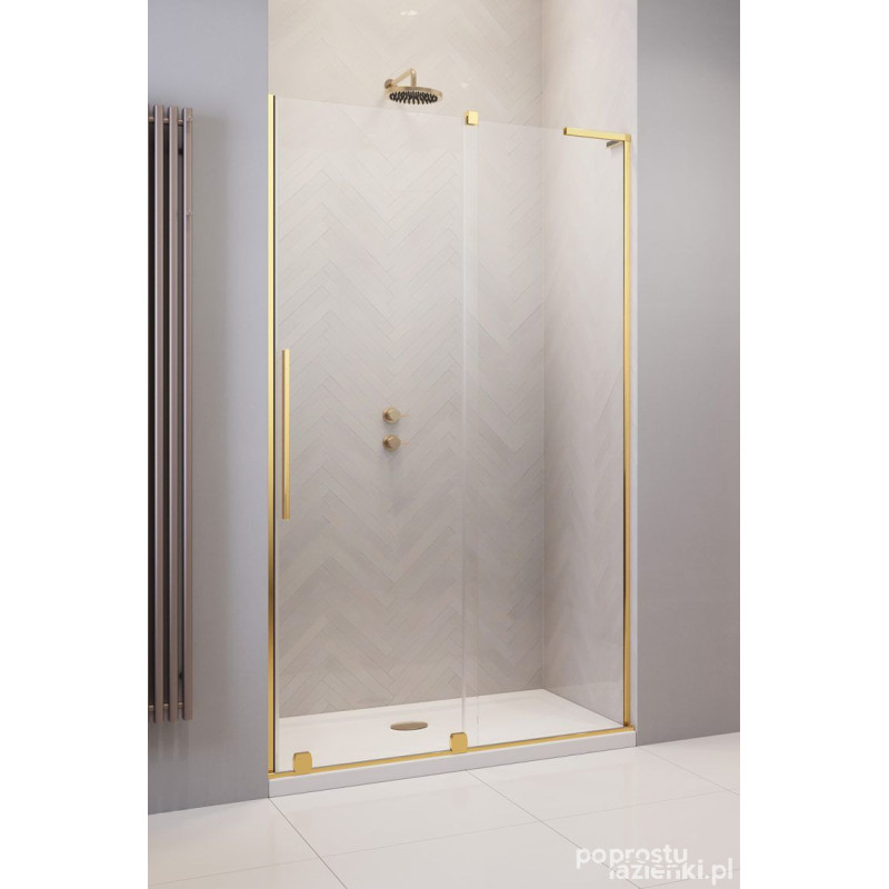 Drzwi wnękowe 90 Prawe Furo SL Gold DWJ Radaway (10307472-09-01R + 10110430-01-01)