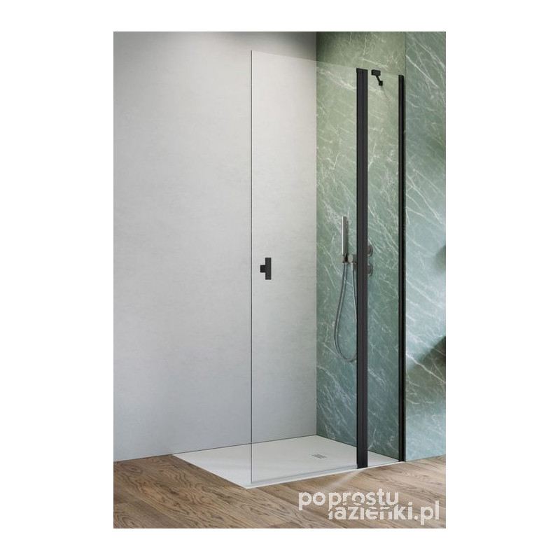 Kabina prysznicowa 100 Nes 8 Black walk-in KDD II Radaway (10085100-54-01R)