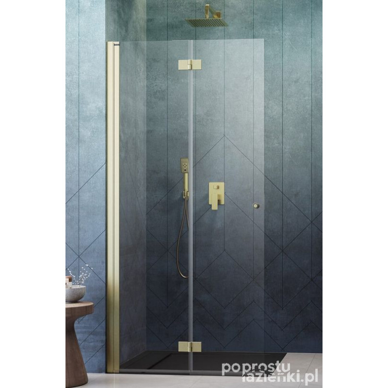 Kabina prysznicowa 100 Nes Brushed Gold walk-in KDD B Radaway (10024100-99-01L)