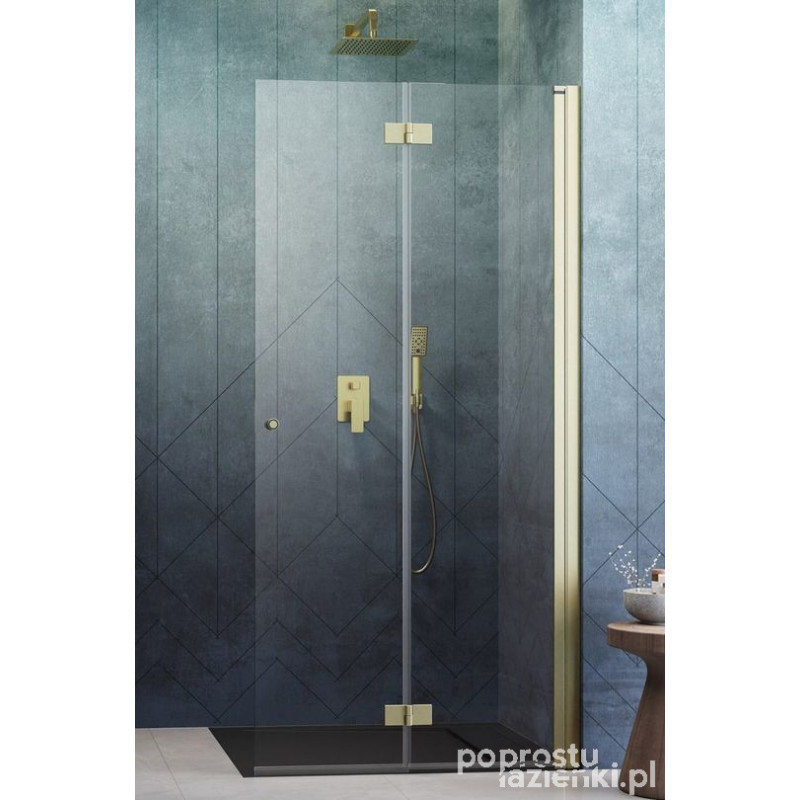 Kabina prysznicowa 100 Nes Brushed Gold walk-in KDD B Radaway (10024100-99-01R)