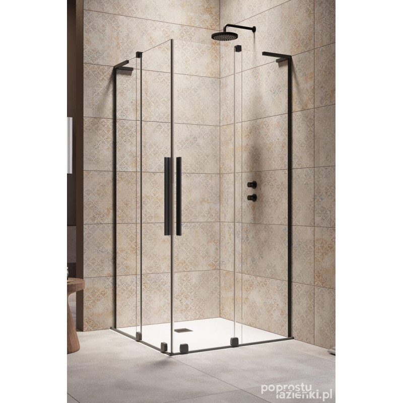 Kabina prysznicowa 100Lx80P Furo SL KDD Black Radaway (10305100-54-01L + 10305080-54-01R)