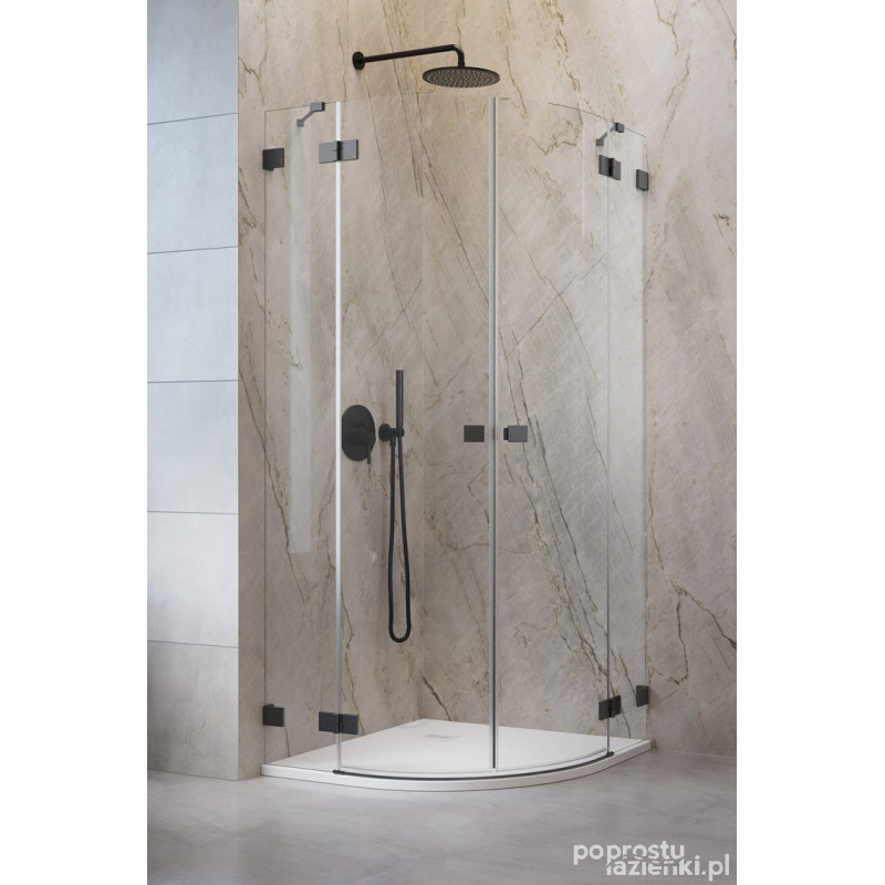 Kabina prysznicowa 100x100 Essenza Pro Brushed GunMetal PDD Radaway (10095100-92-01L + 10095100-92-01R)