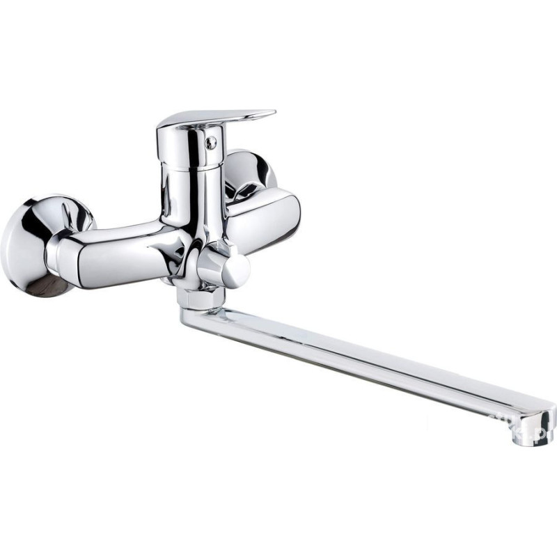 Bateria umywalkowa ścienna z wydłużoną wylewką - podłączenie na wąż Deante (BMO 056M)