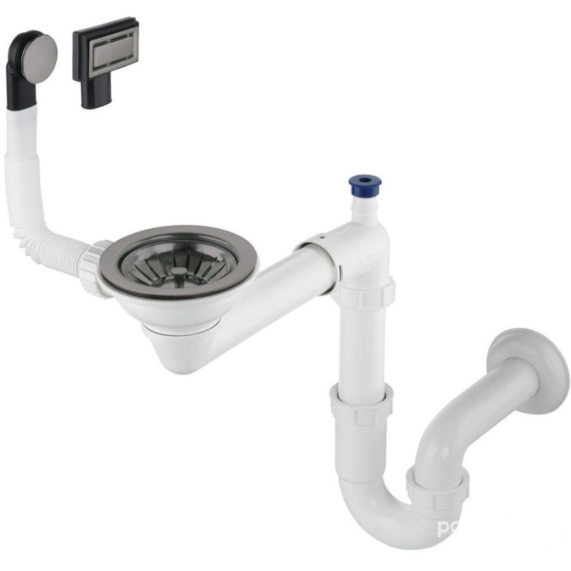 Syfon do zlewozmywaka granitowego 1-komorowego - Space-Saver Deante (ZXY D949)