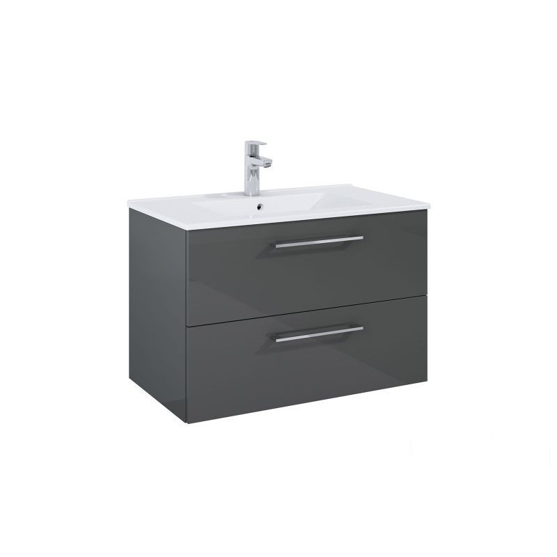 Szafka pod umywalkę 80 cm Roma antracyt połysk Roca (A857950153)