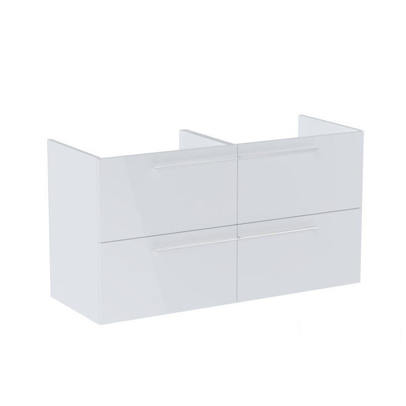 Szafka pod umywalkę 120 cm Ella biały połysk Roca (A857772806)
