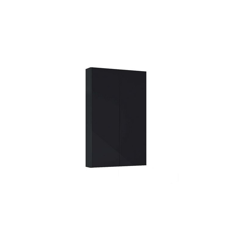 Szafka wisząca z 2 drzwiami 50 cm Extra slim czarny połysk Roca (A857960351)