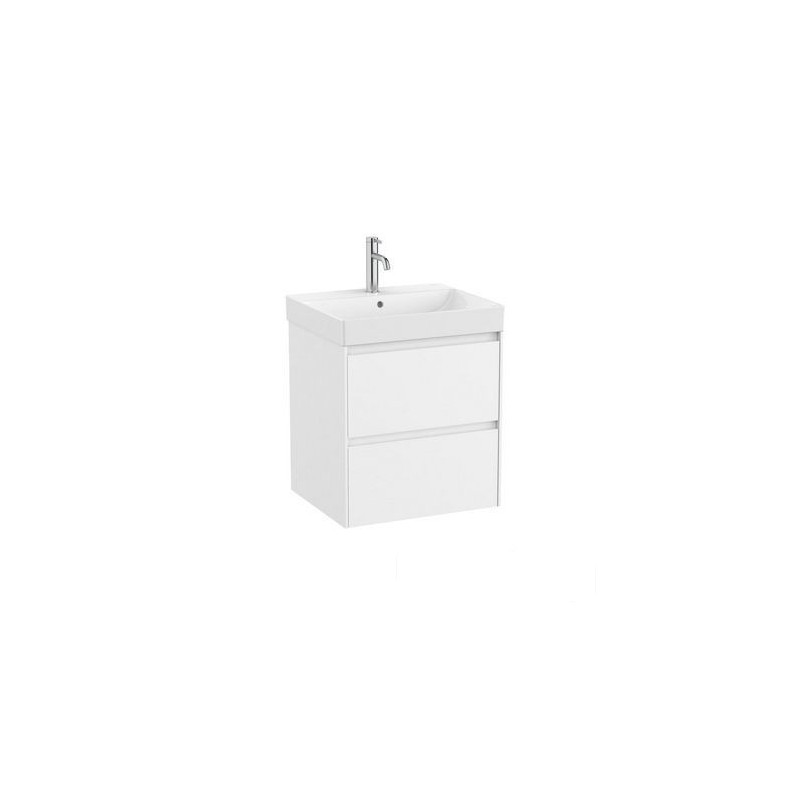 Szafka z umywalką 55 cm Ona biały mat Roca (A851687509)