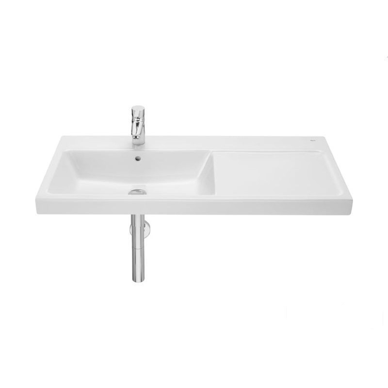 Umywalka meblowa asymetryczna lewa 100x46 cm Gap Roca (A3270MB004)