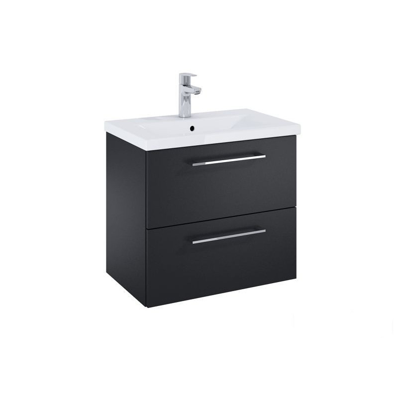 Szafka pod umywalkę 60 cm Roma Compact czarny mat Roca (A857952532)