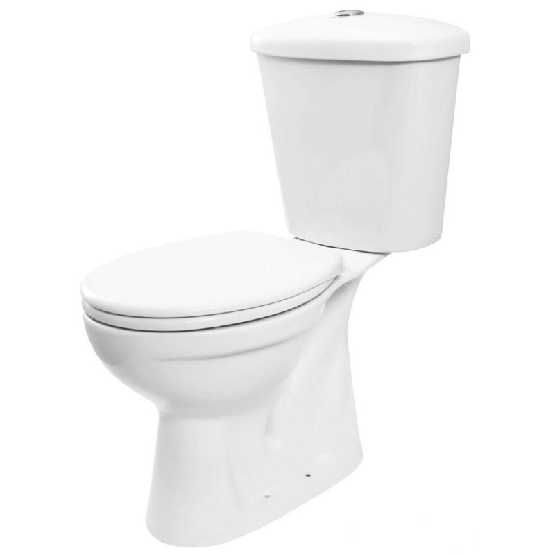 Miska WC kompakt - odpływ pionowy Deante (CDFD6LSS)