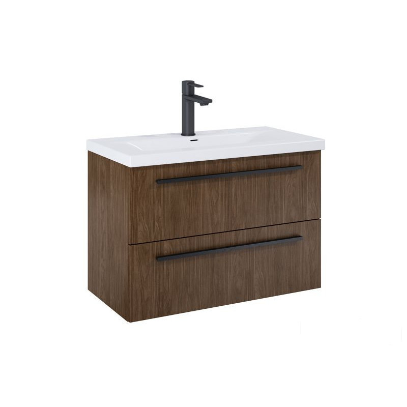 Szafka pod umywalkę 80 cm Kwadro orzech Lincoln Roca (A857970540)