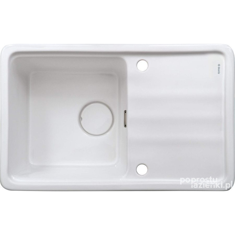 Zlewozmywak ceramiczny 1-komorowy z ociekaczem Deante (ZCM 6113)