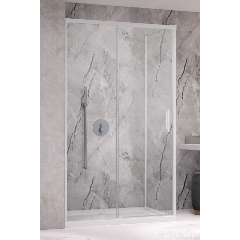 Kabina prysznicowa 120x100 Idea White KDJ Radaway (387042-04-01L + 387052-04-01R)