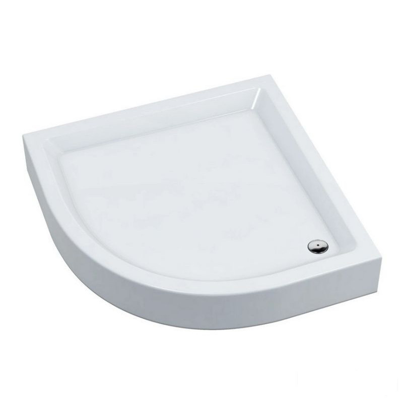 Brodzik prysznicowy 80x80 biały połysk Invest Project Omnires (INVESTPROJECT80BP)