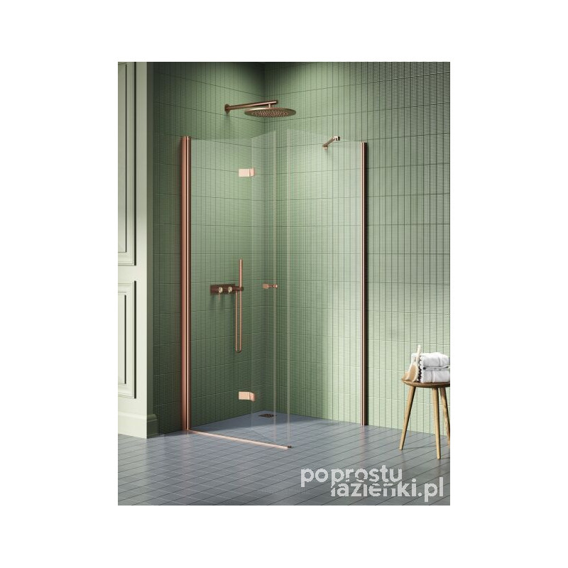 Kabina prostokątna 70x90 New Soleo Copper Brushed New Trendy (K-2029)