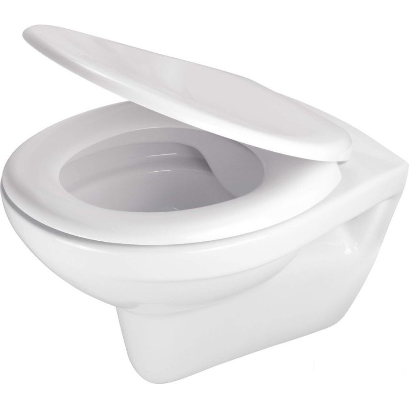 Miska WC z deską bezkołnierzowa Deante (CMOD6SPW)