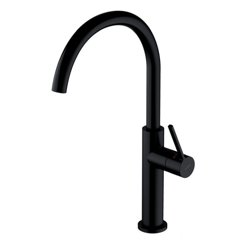 Bateria zlewozmywakowa czarna Tula Omnires (TL6050BL)