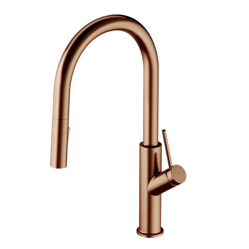 Bateria kuchenna Bend miedź szczotkowany Omnires (BE6455CPB)