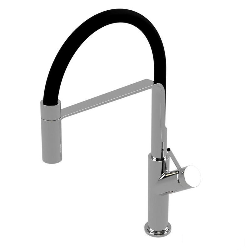 Bateria kuchenna czarna/chrom Vita Omnires (VI6350BLCR)
