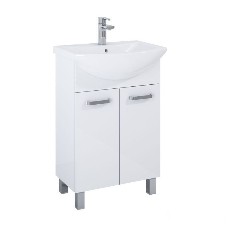 Szafka z umywalką 55 Biały połysk Sunn Elita (RE169191008060)