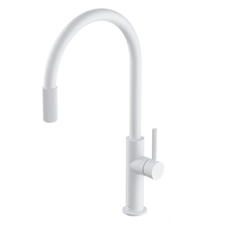 Bateria kuchenna z zestawem filtrującym biały mat Switch Omnires (SW9057-FD1WM)