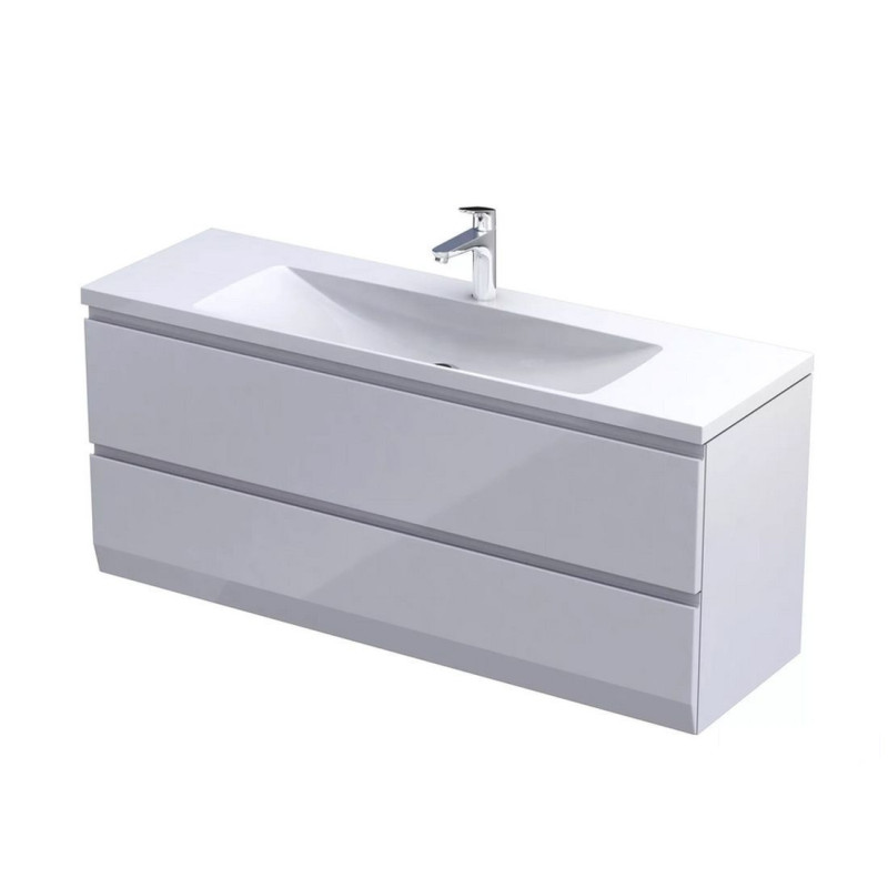 Szafka podumywalkowa 120 cm biały połysk Brylant C Oristo (OR36C-SD2S-120-1)