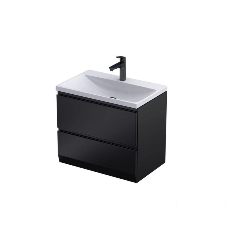 Szafka podumywalkowa 60 cm czarny mat Brylant C Oristo (OR36C-SD2S-60-8)