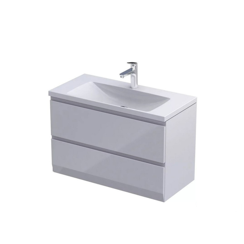 Szafka podumywalkowa 80 cm biały połysk Brylant C Oristo (OR36C-SD2S-80-1)