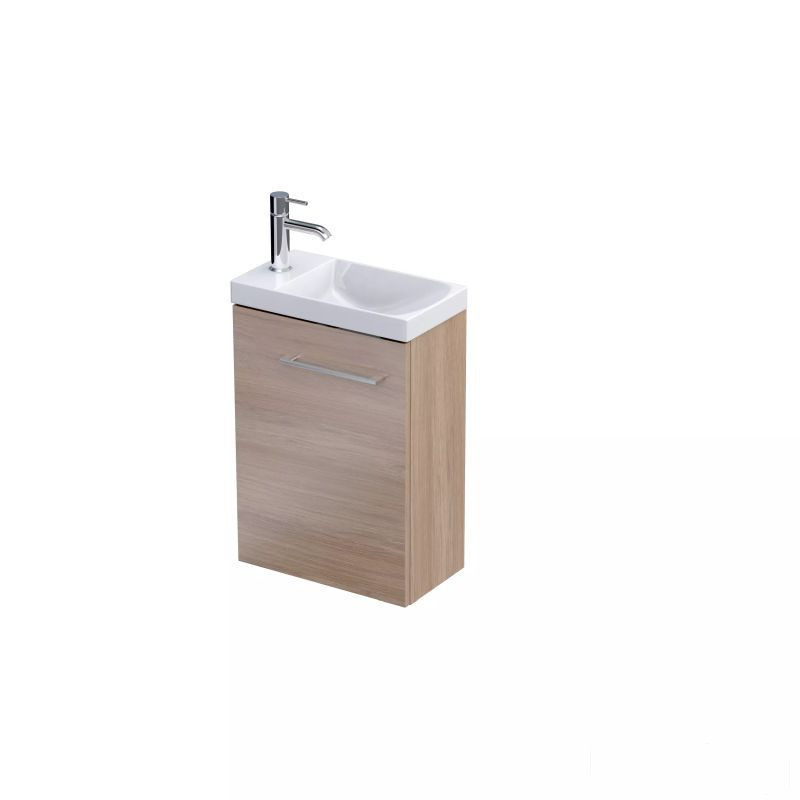 Szafka z umywalką 40 dąb urban jasny Geo Oristo (KI01-ZD1D-40-81)