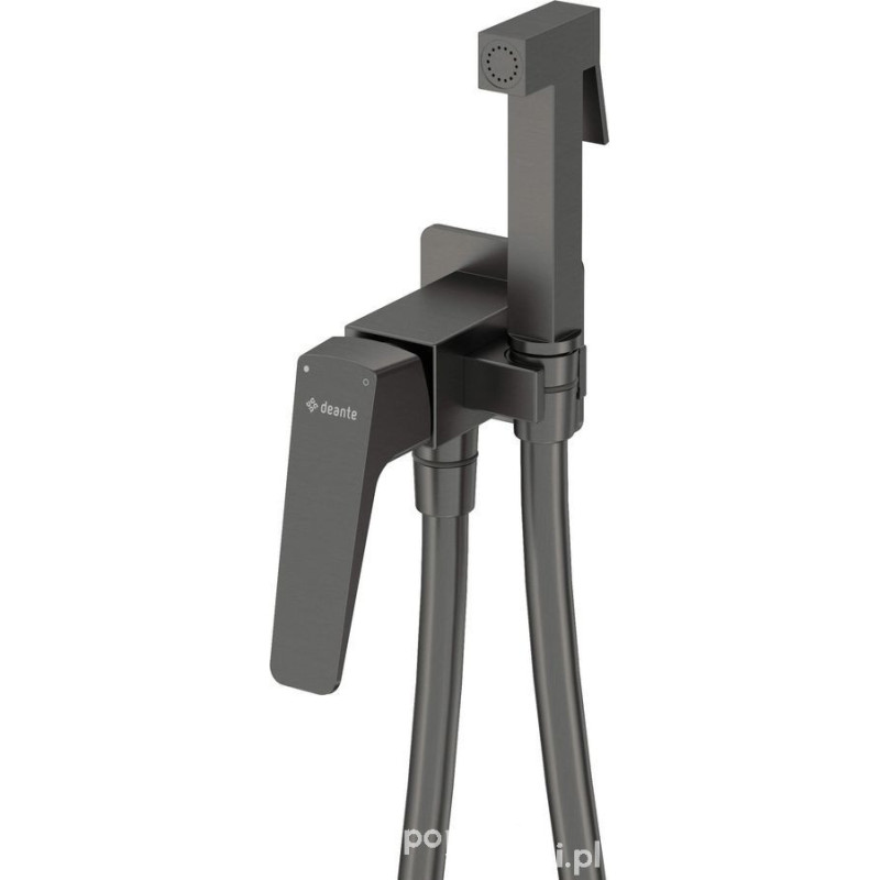 Bateria bidetowa podtynkowa titanium Blur Deante (BQL D34M)