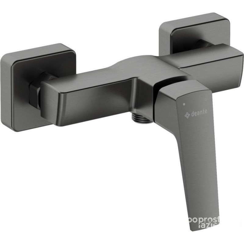 Bateria prysznicowa ścienna titanium Blur Deante (BQL D40M)