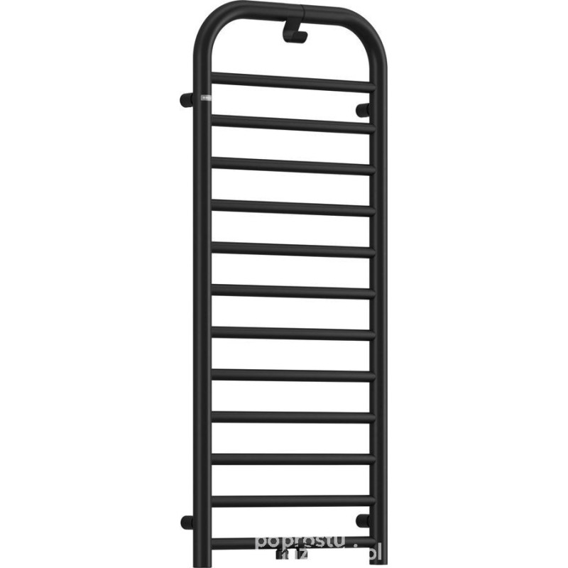 Grzejnik łazienkowy - wysokość 121 cm nero Silia Deante (AGI NG41)