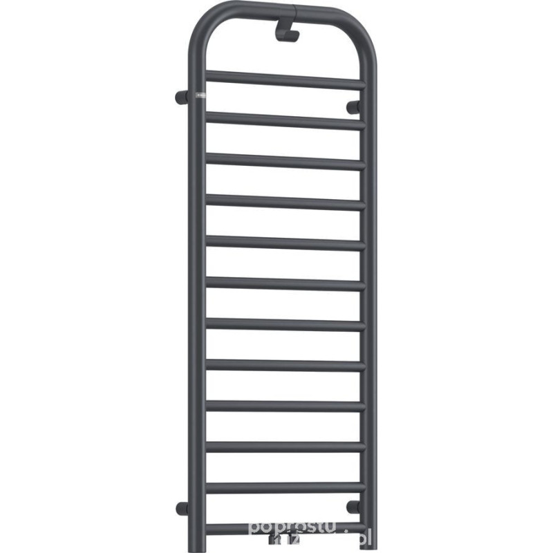 Grzejnik łazienkowy - wysokość 121 cm titanium Silia Deante (AGI DG41)