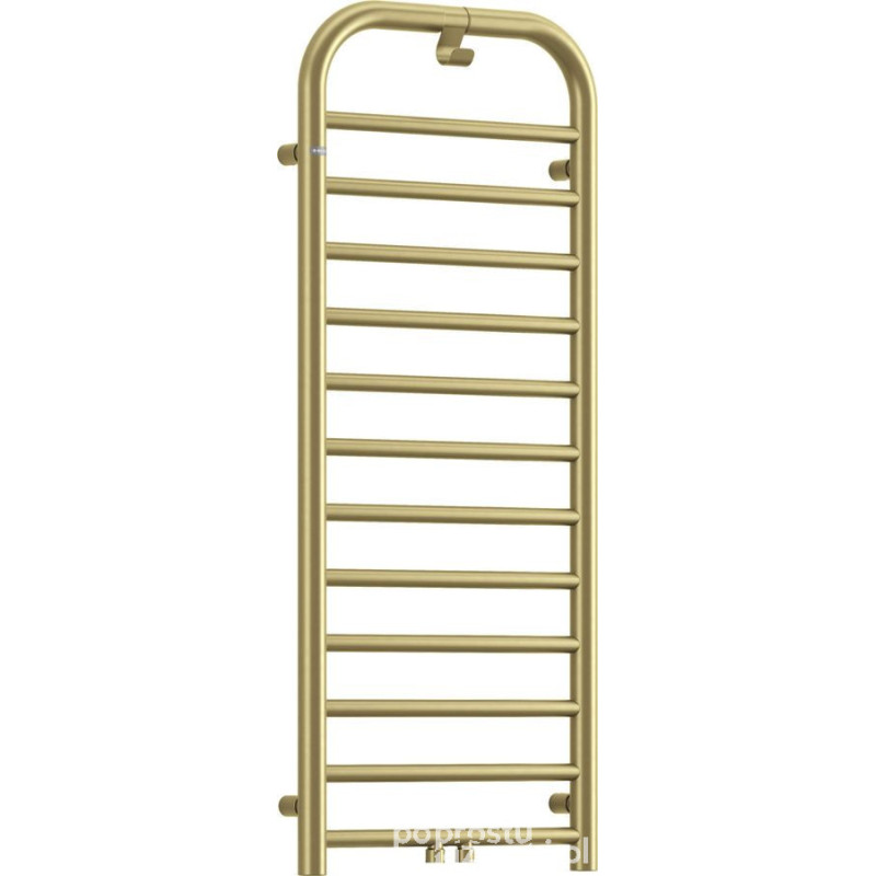 Grzejnik łazienkowy - wysokość 121 cm Złoty mat Silia Deante (AGI RG41)