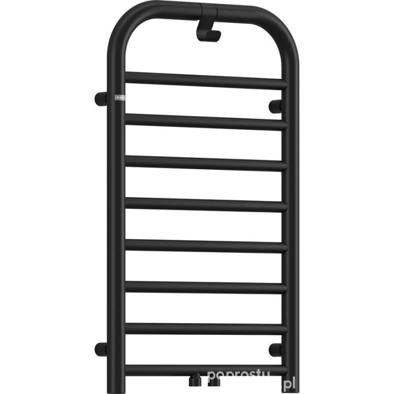 Grzejnik łazienkowy - wysokość 85 cm nero Silia  Deante (AGI NG31)