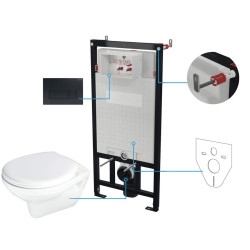 Zestaw WC podtynkowy 6 w 1...