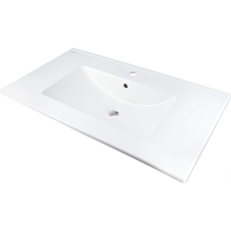 Umywalka ceramiczna wpuszczana z miejscem na baterię -  Deante (CTU 648M)