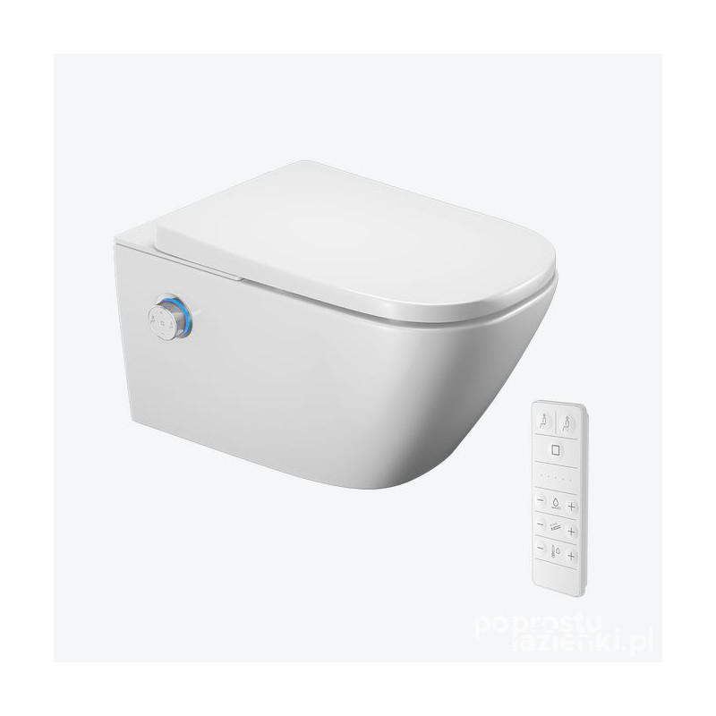 Toaleta myjąca Dakota 2.0 S2 z pilotem, pokrętło sterujące chrom Excellent (ZEPR.0008)