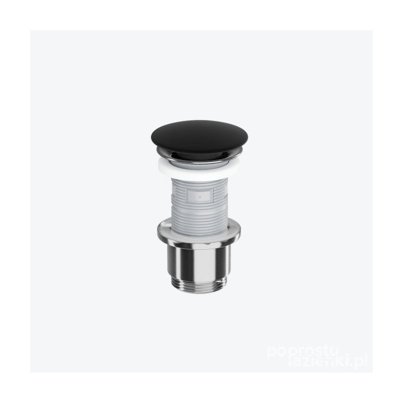Korek klik-klak Design chrom/czarny Excellent (ARIN.1485.K.01.BLMCR)
