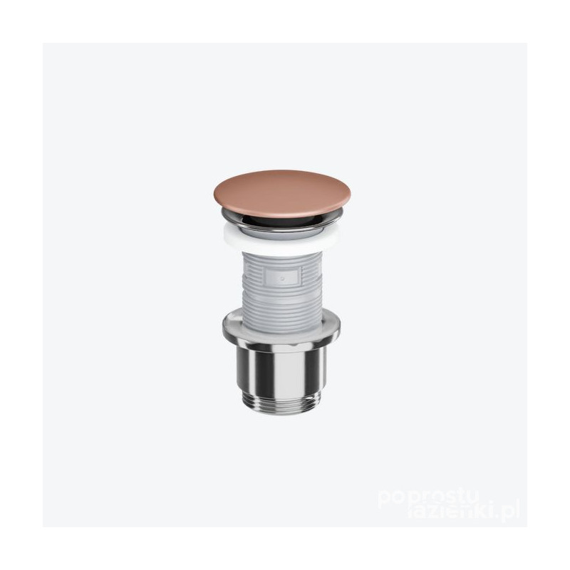 Korek klik-klak Design chrom/terracotta mat Excellent (ARIN.1485.K.01.TEMCR)