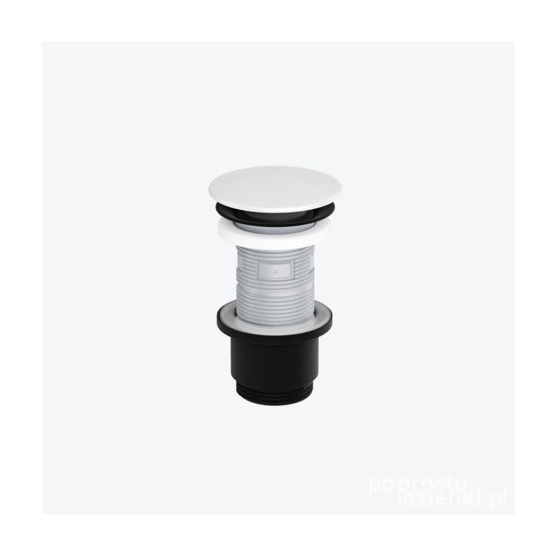 Korek klik-klak Design czarny/biały mat Excellent (ARIN.1485.K.01.WHMBL)